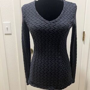 Trapeze Textured Crinkle Stretch Top – Size XS